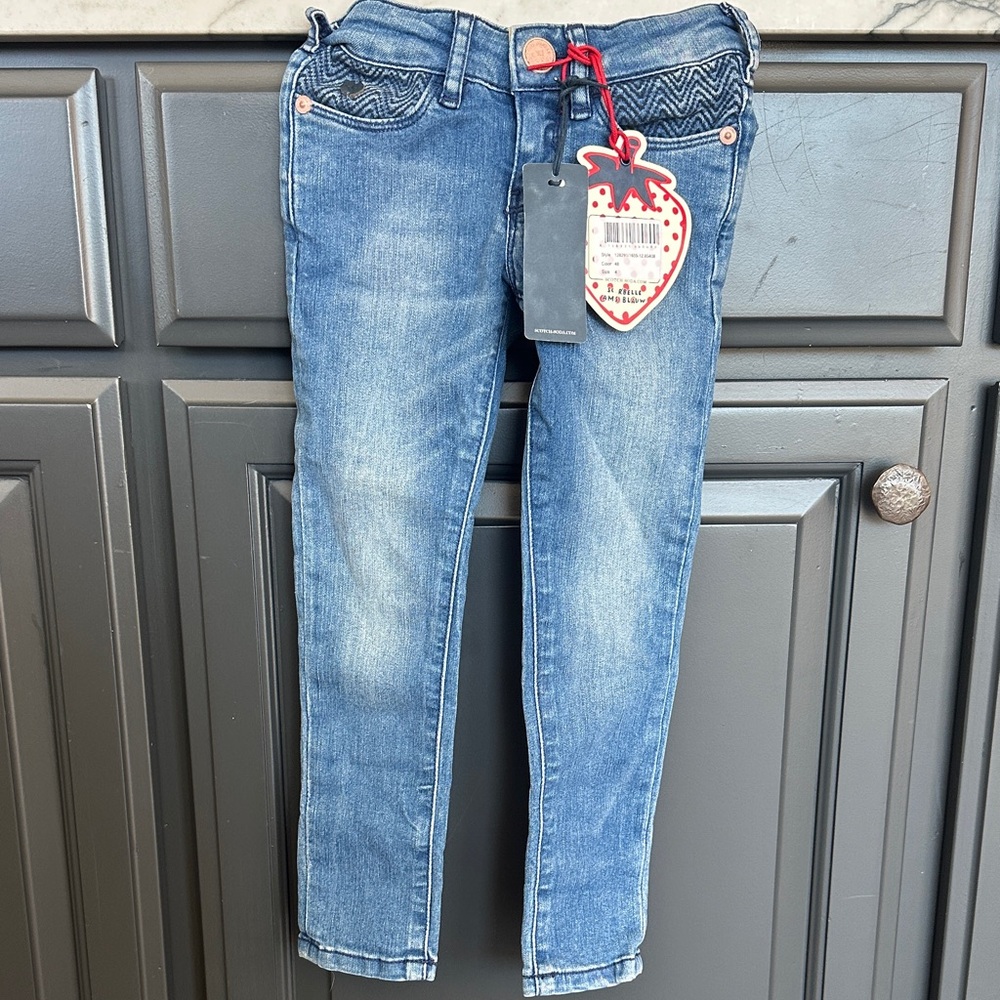 Little Girls Scotch R'Belle Indigo Ankle Jeans